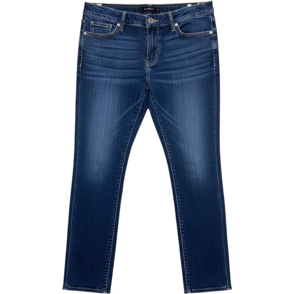 Ariya Jeans Womens 18 Dark Wash Skinny Denim Mid Rise Stretch Blue Pants